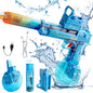 WetJet - High-Powered Electric Water Shooter with LED Lights - Rechargeable Battery