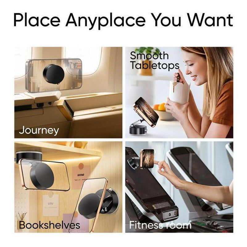 Griplock - Magnetic Phone Stand. Foldable, Retractable, Portable, Strong Magnet